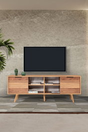 Hanah Home Sina 3620 Soporte para TV Nogal
